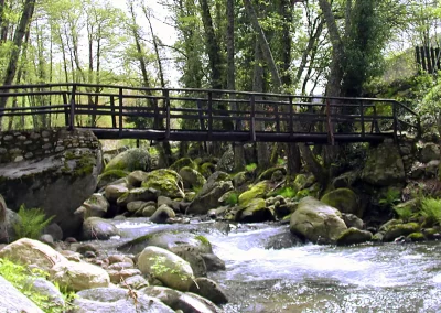 Puente sobre el río Ambroz